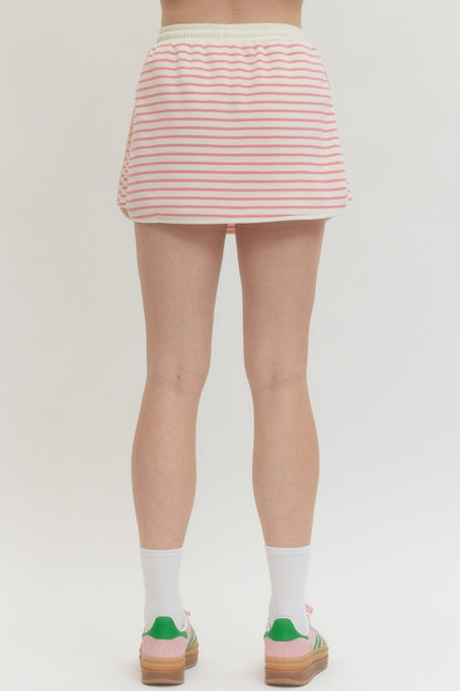 Meadow- Striped skort