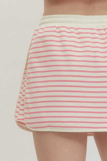 Meadow- Striped skort