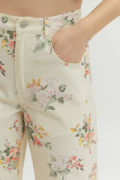 Blooming- Floral Print Pant