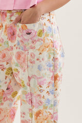Botanical Petals- Wide Leg Pant