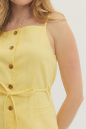Willow- Sleeveless Button Front top