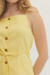 Willow- Sleeveless Button Front top