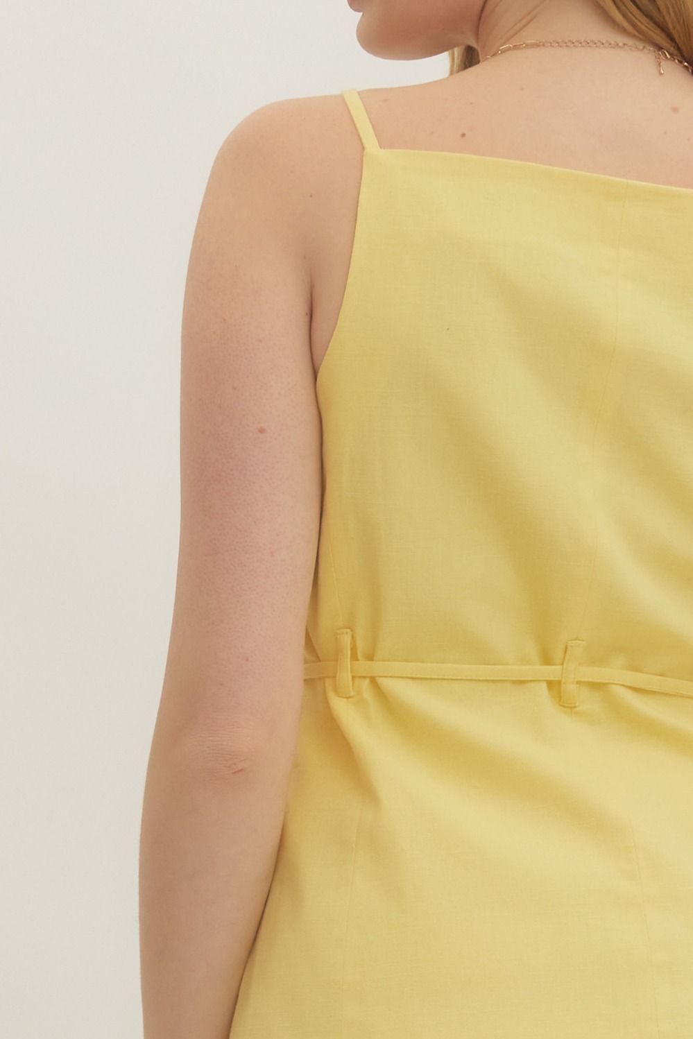 Willow- Sleeveless Button Front top