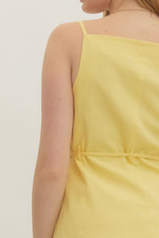 Willow- Sleeveless Button Front top