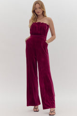 Sweet Sangria Jumpsuit