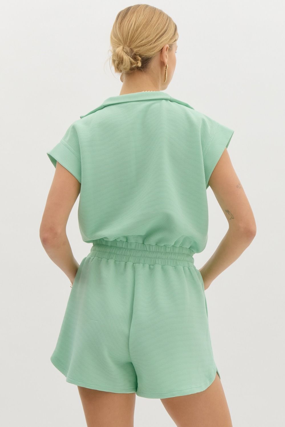 Lux Ribbed Romper