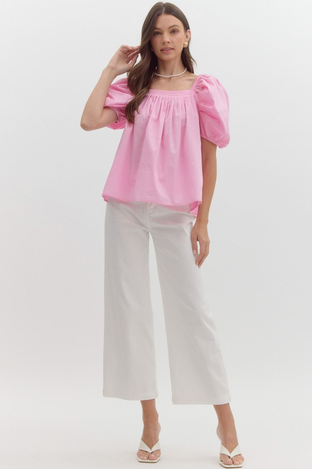 Spring Forward- Puff Sleeve Top