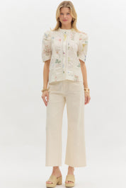 Callie- Floral Top