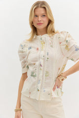 Callie- Floral Top