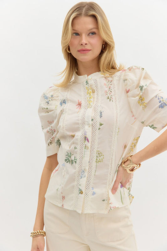 Callie- Floral Top