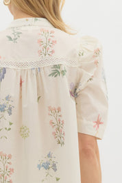 Callie- Floral Top