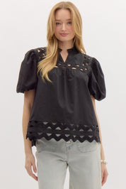 Cut it Out Top- FINAL SALE