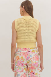 Marissa- Sleeveless Crochet Top