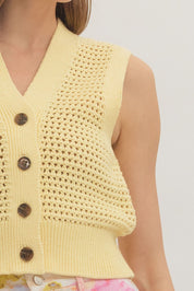 Marissa- Sleeveless Crochet Top