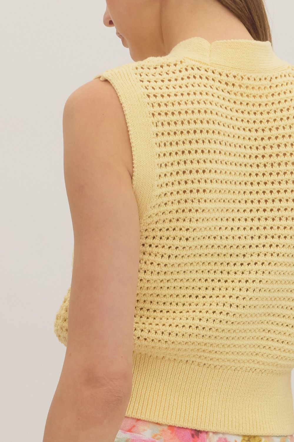 Marissa- Sleeveless Crochet Top