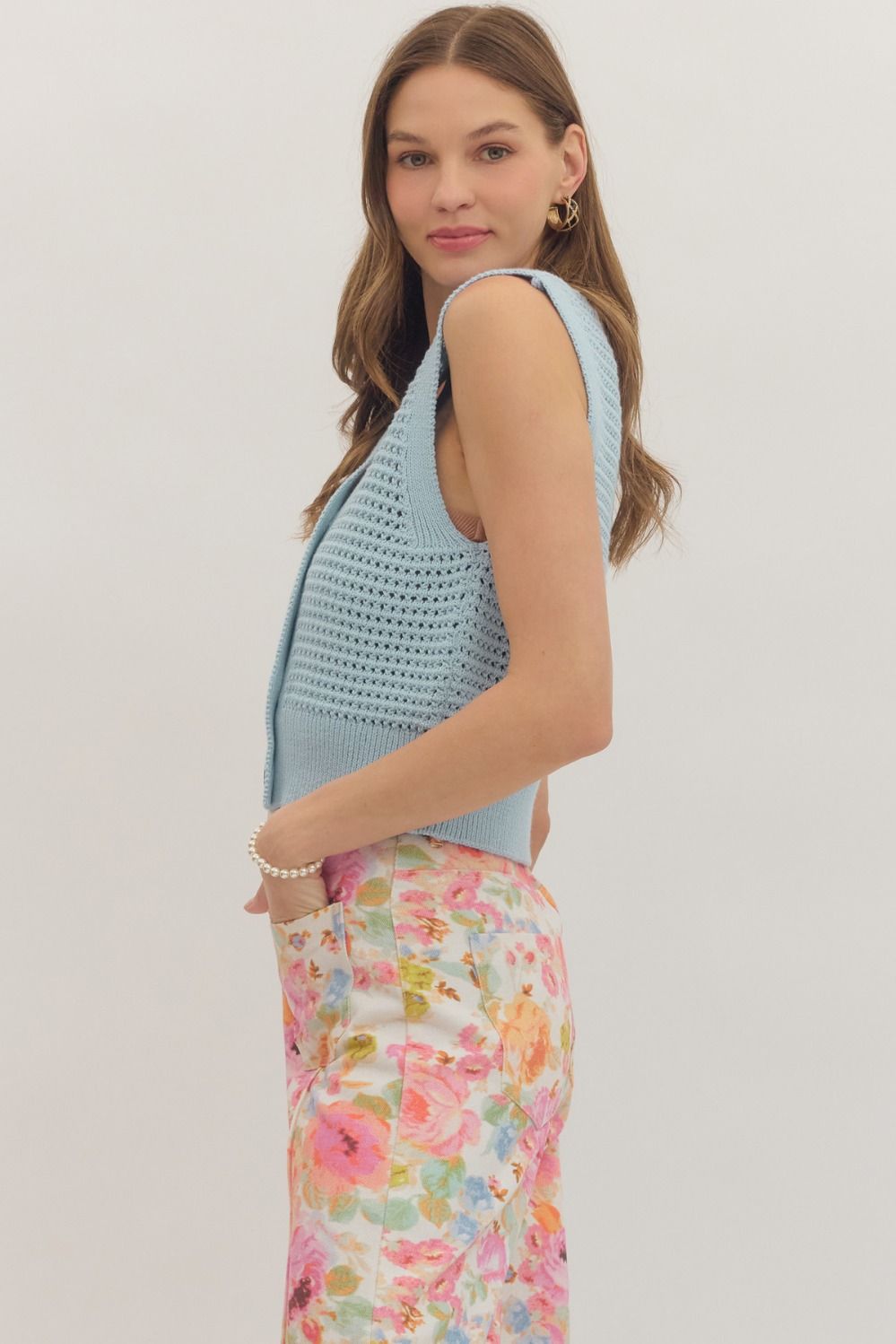 Marissa- Sleeveless Crochet Top