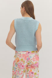 Marissa- Sleeveless Crochet Top