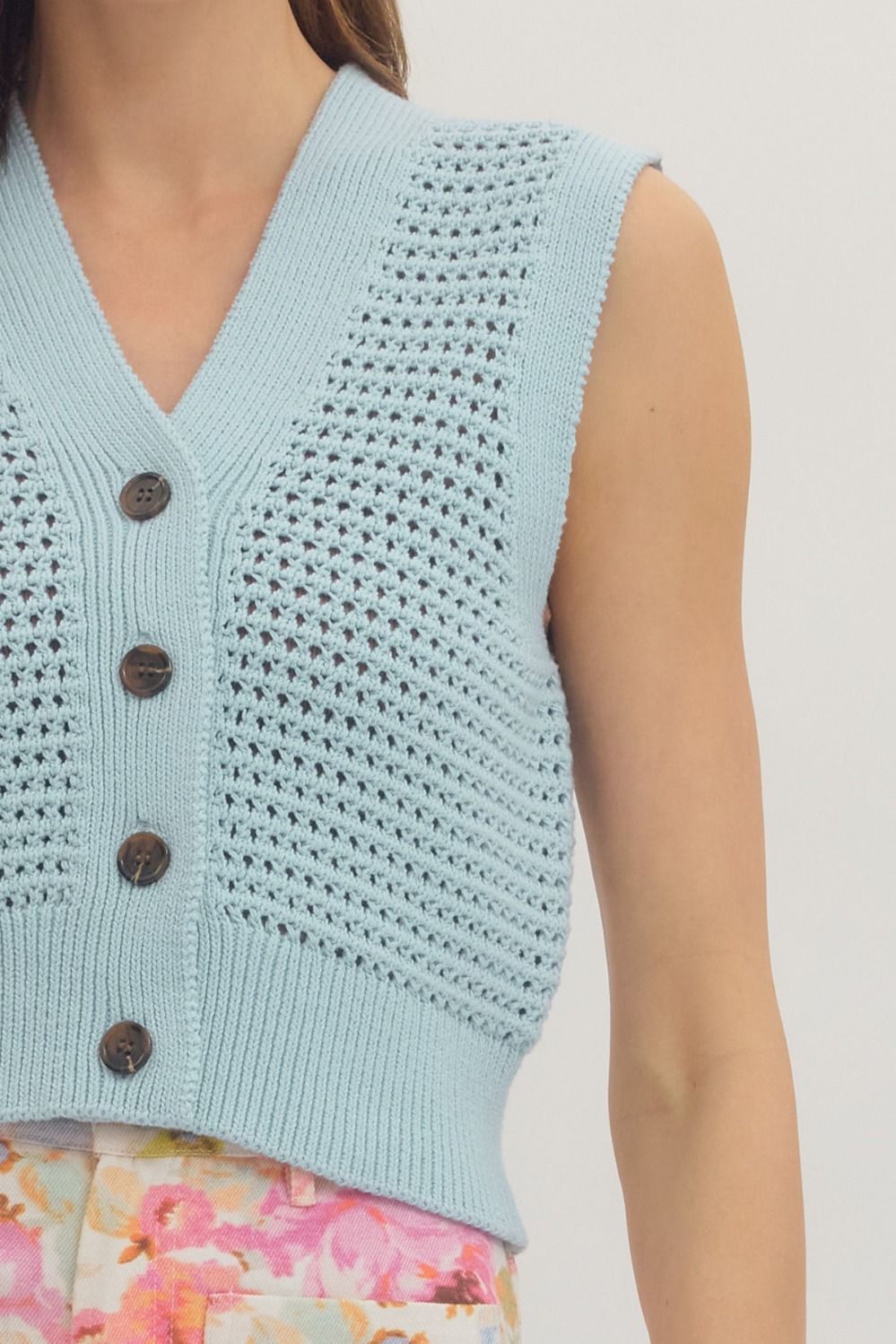 Marissa- Sleeveless Crochet Top