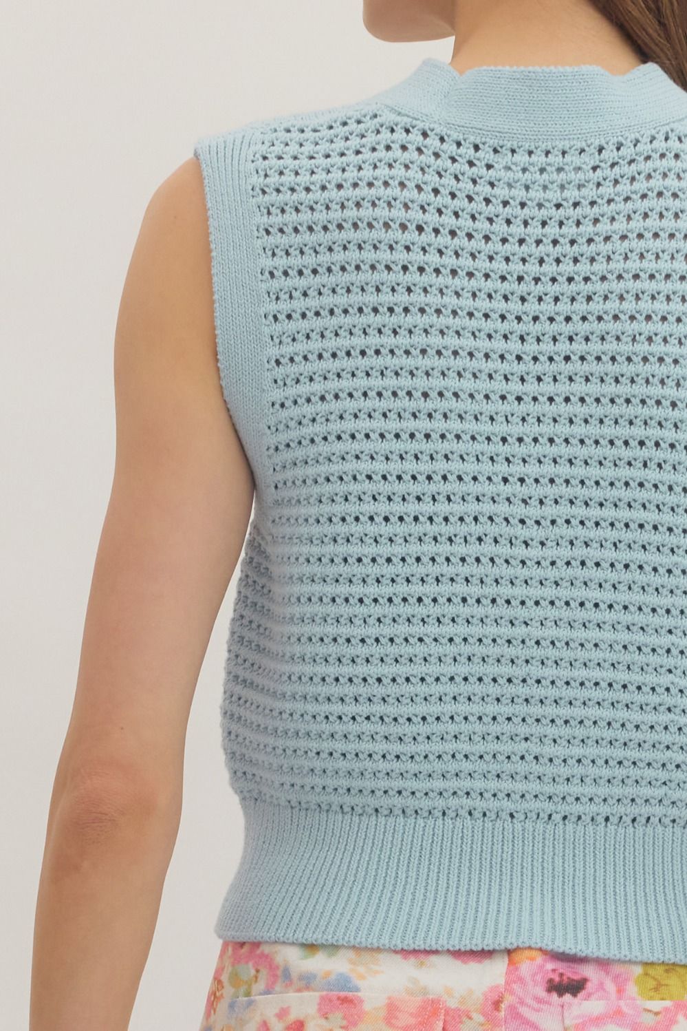 Marissa- Sleeveless Crochet Top