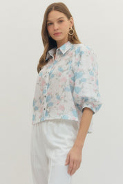 Blossom- Floral Print Top
