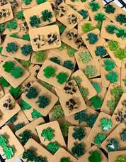 🍀 OMG! Shamrock Acrylic Stud Earrings 🍀
