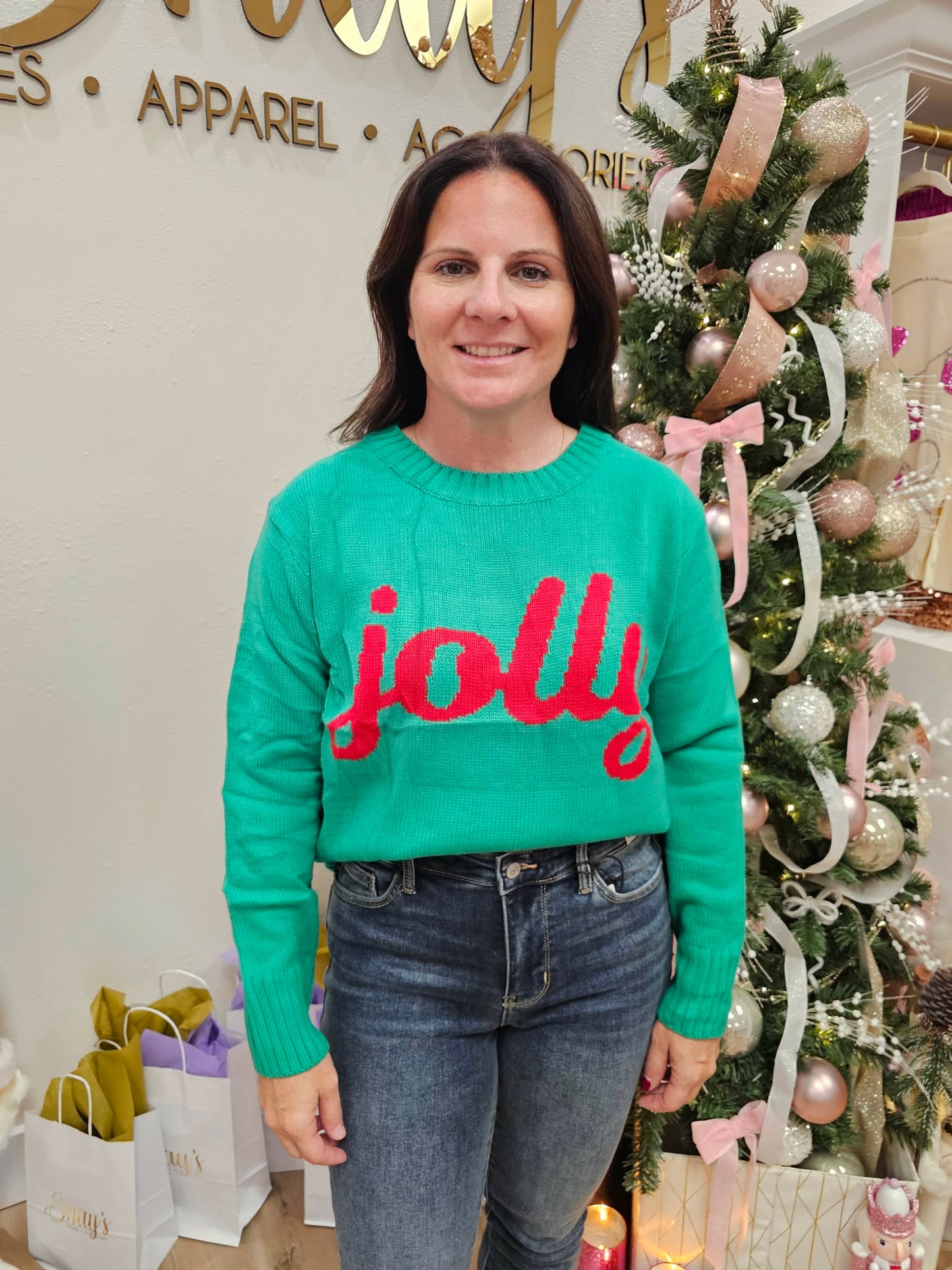 Jolly Merry Christmas Tops