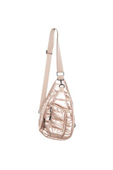 Champagne Metallic Wholesale Sling Bag Women