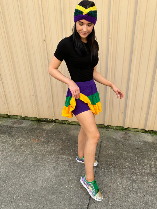 Color Block Adult Skort