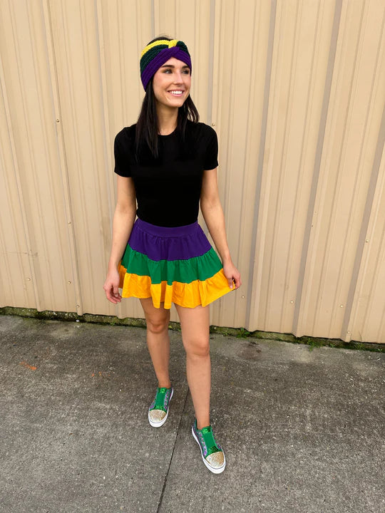 Color Block Adult Skort