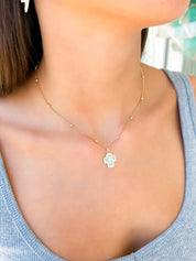Taylor Shaye-Meg Cross Necklace