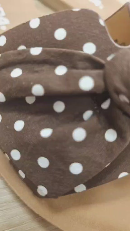 Road- Brown Polka- Dot Sandal