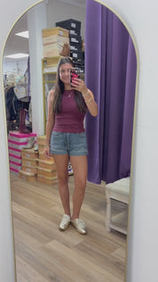 Reversible High/Low Neckline Seamless Tank